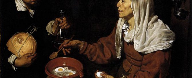 COCINAS DE FICCIÓN VIEJA FRIENDO HUEVOS- VELAZQUEZ